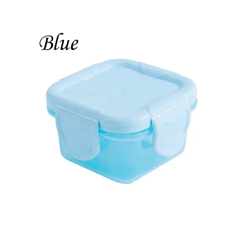 Tupperware Snack Containers - Blue / 4.5x4.5x4cm / 1-Tier