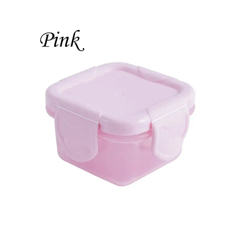 Tupperware Snack Containers - Pink / 4.5x4.5x4cm / 1-Tier