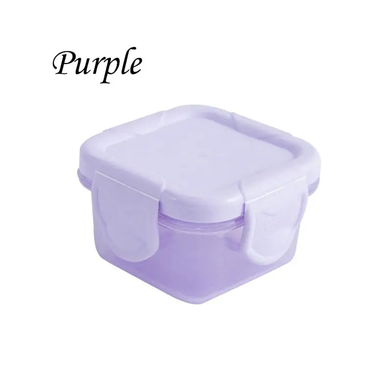 Tupperware Snack Containers - Purple / 4.5x4.5x4cm / 1-Tier
