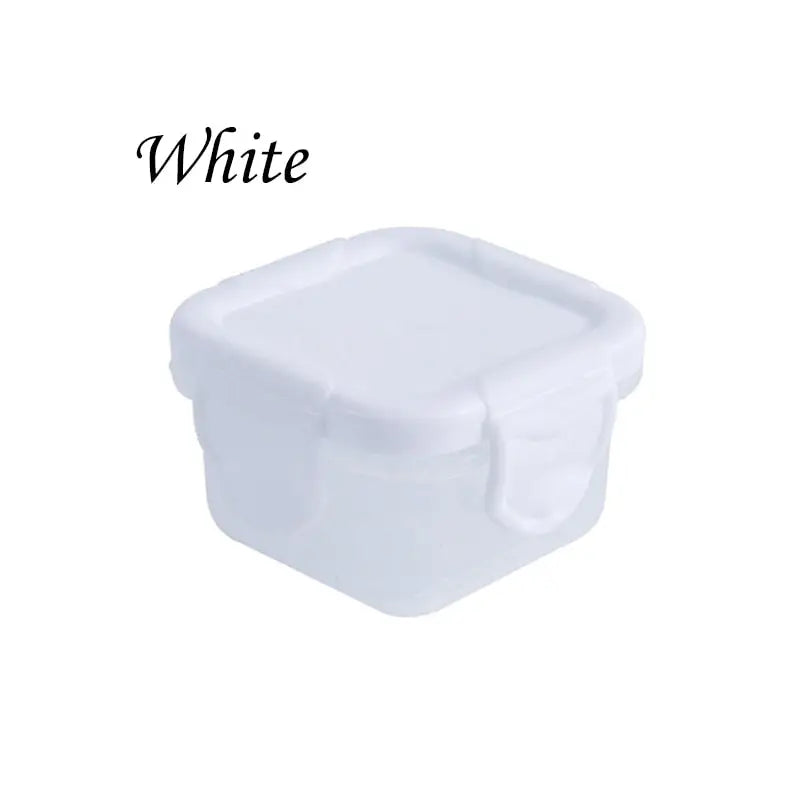Tupperware Snack Containers - White / 4.5x4.5x4cm / 1-Tier