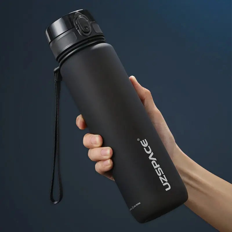 Unbreakable Glass Water Bottle - 500ml / Classic Black