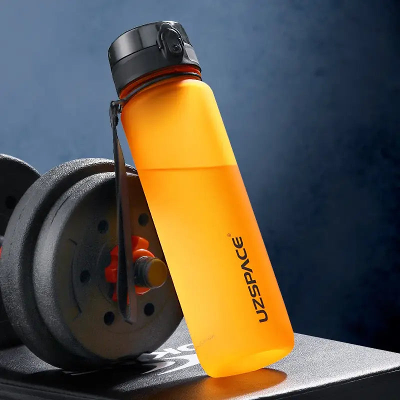 Unbreakable Glass Water Bottle - 500ml / Dynamic Orange