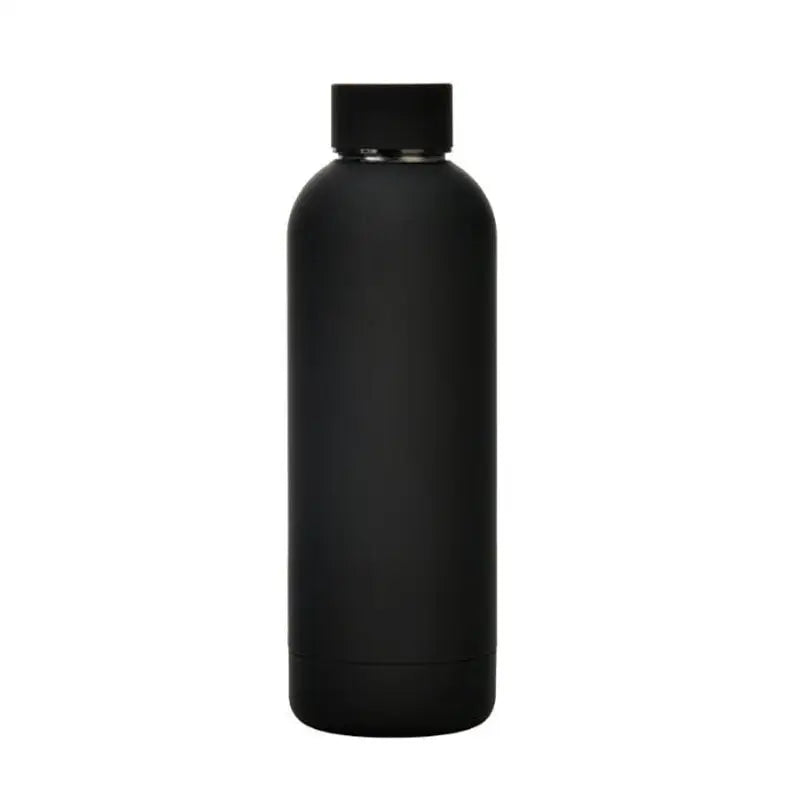 Vacuum Flask Stainless Steel Water Bottle - 350ml / Black