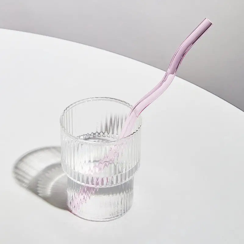 Wavy Reusable Straw - Pink